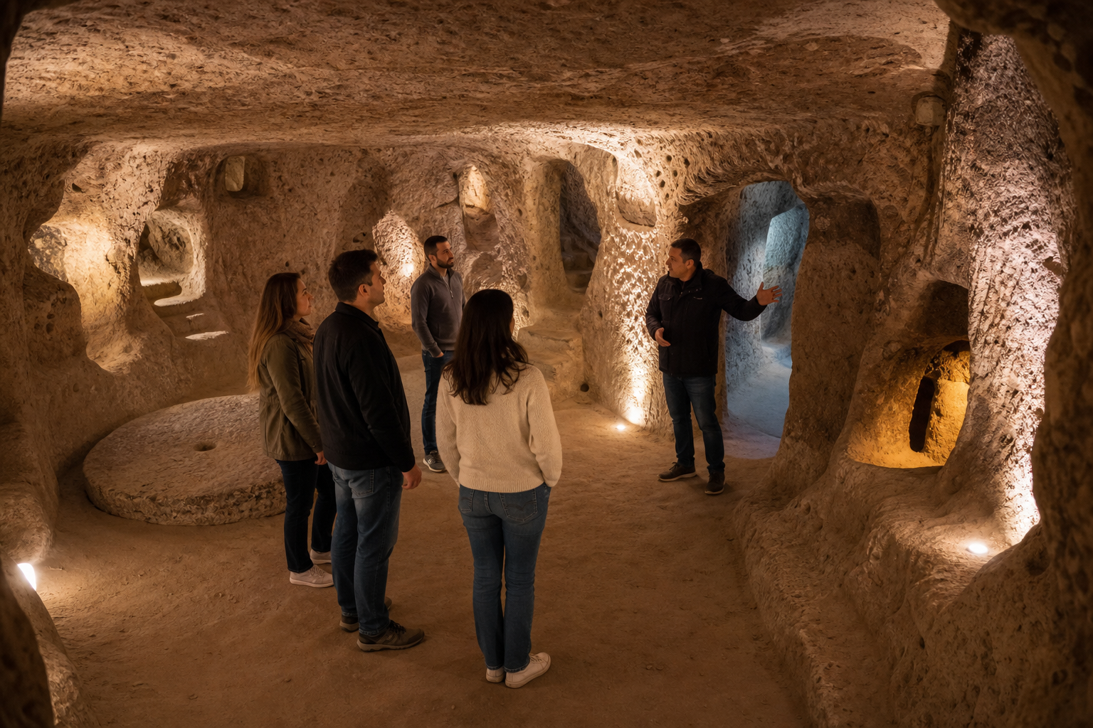 Underground City Cappadocia guided tour stop